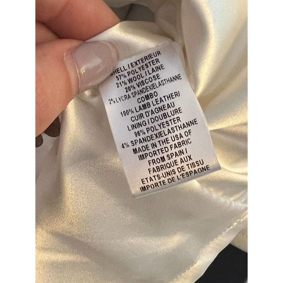 MILLY Sheath Lamb Leather Dress Size 4 - Picture 10 of 10